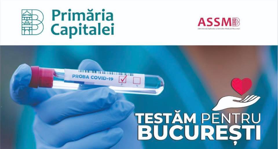 Începe testarea gratuită a bucureștenilor de COVID-19. Criteriile pentru a beneficia de program